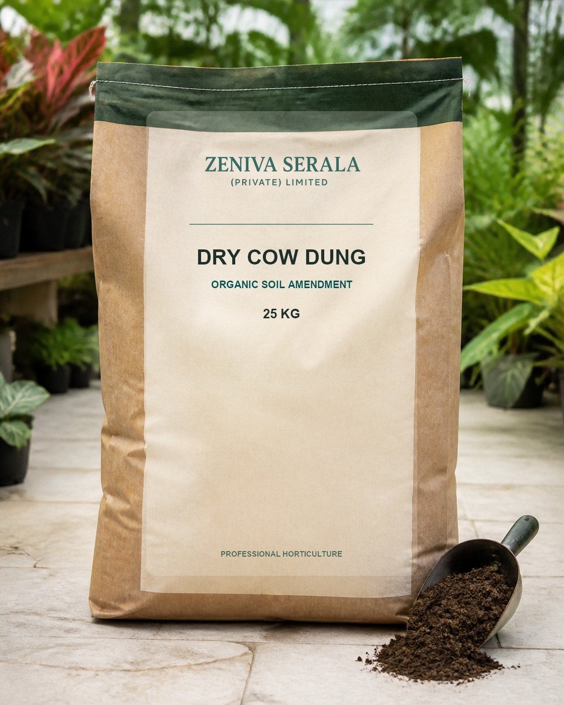 Illustration of Dry Cow Dung
