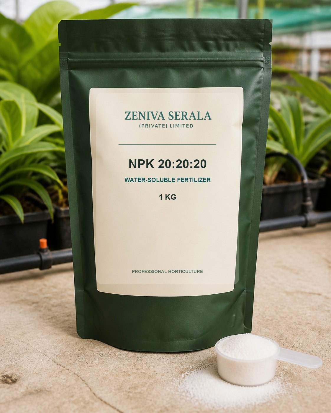 Illustration of NPK 20:20:20 Water-Soluble