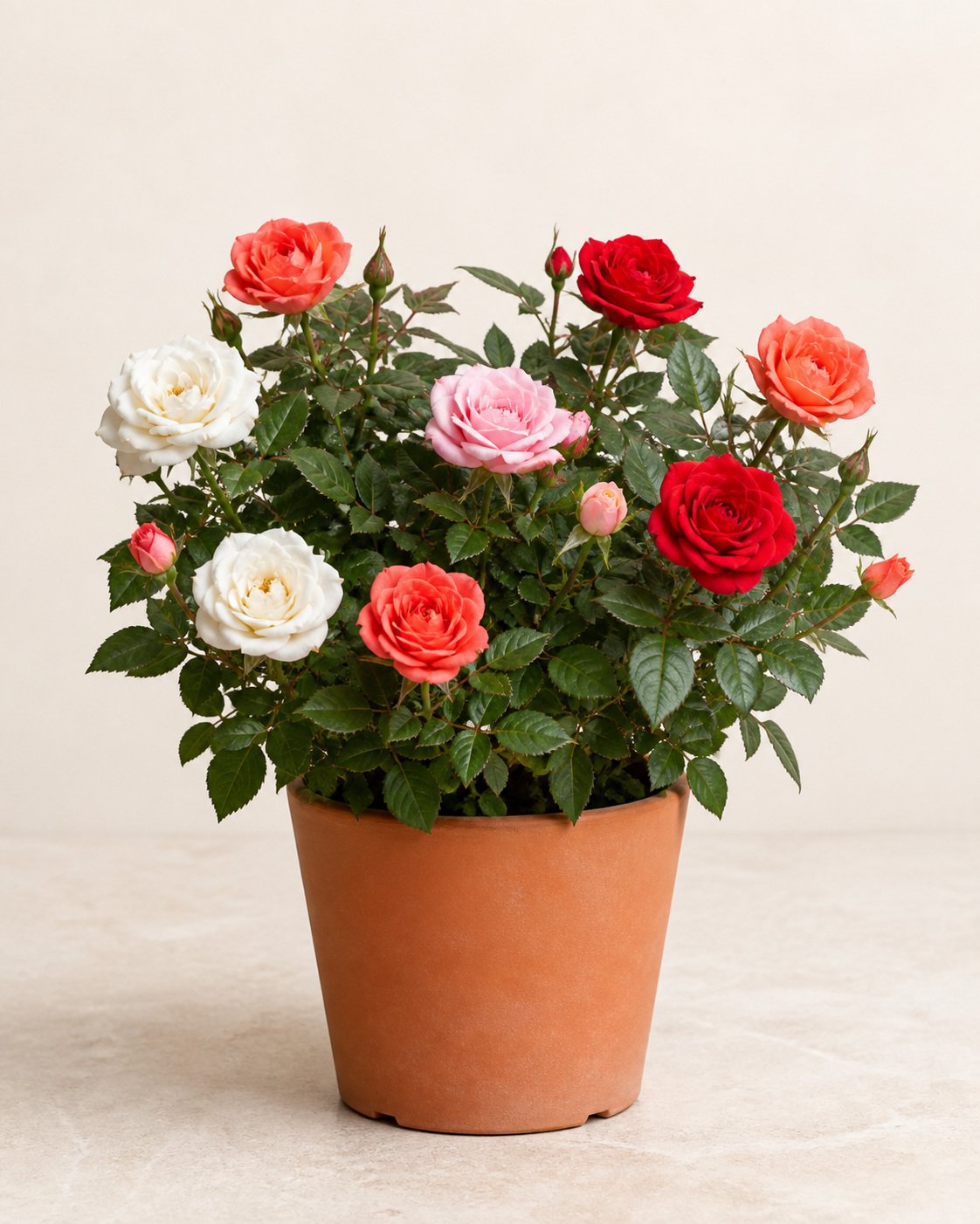 Illustration of Local Roses Mix Color